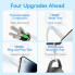 Кабель Vention USB 2.0 Type-C Male to Lightning Male 3A Cable 2M Black PVC Type (LAKBH) (14813)