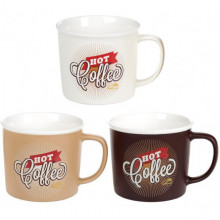 Кружка Hot Coffee 380мл фарфорова (3813)