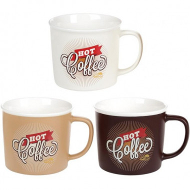 Кружка Hot Coffee 380мл фарфорова (3813)