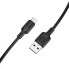 Кабель BOROFONE BX113 Lenny silicone charging data cable Micro(L=1M) Black (6941991115417) (14913)