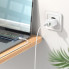 Мережевий зарядний пристрій з кабелем HOCO C80A Plus Rapido PD20W+QC3.0 charger set(Type-C to Type-C) White (6931474779908) (19823)
