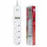 Сетевой фильтр питания ColorWay CW-CHE44W, 4 розетки/4USB White 2M (CW-CHE44W) (15923)