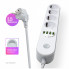 Сетевой фильтр питания ColorWay CW-CHE44W, 4 розетки/4USB White 2M (CW-CHE44W) (15923)