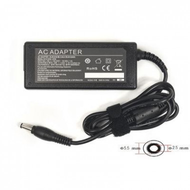 Блок питания к ноутбуку PowerPlant IBM/LENOVO 220V, 20V 65W 3.25A (5.5*2.5) (IB65H5525) (21923)