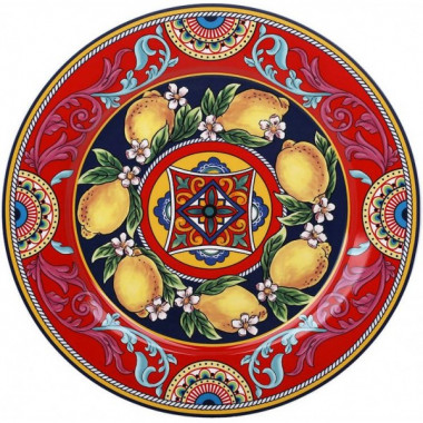 Тарілка порцелянова Sicilia "Ornamento" Ø27см (Орнамент) (4533)
