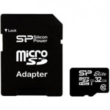Карта памяти Silicon Power 32GB microSD Class 10 UHS-ISDR (SP032GBSTHBU1V10SP) (16933)
