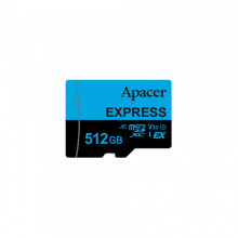 Карта пам'яті microSDXC  (UHS-1 U3) Apacer Express 512Gb class 10 V30 A1  Read/Write:810/700 MB/sec (Compatible with Nintendo Switch 2) (AP512GMCEXG3X17-RA) (20143)