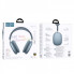 Бездротові накладні навушники HOCO W65 Plus Happy ANC BT headphones Blue (6942007650427) (20243)