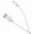 Кабель BOROFONE BX14 USB to Micro 2.4A, 2m, PVC, TPE connectors, White (6957531090014) (17443)