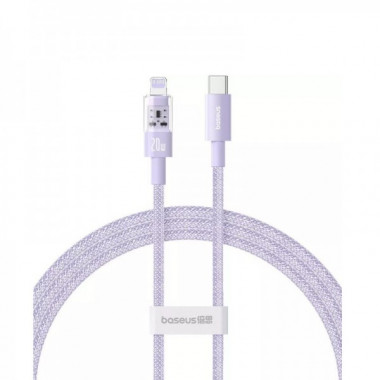 Кабель Baseus Gem Fast-Charging Data Cable USB-C to iP 20W 2m Nebula Purple (P10373001511-01) (14743)