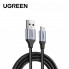 Кабель UGREEN US290 Micro USB 2.0 Cable 1M Metal/Black (UGR-60146) (UGR-60146) (14843)