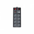 Сетевой фильтр питания REAL-EL RS-8F USB CHARGE 3m, black (EL122300004) (15843)