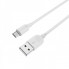Кабель BOROFONE BX14 USB to Micro 2.4A, 1m, PVC, TPE connectors, White (6957531089988) (14943)