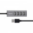 USB-хаб HOCO HB1 4USB Line machine Tarnish (6957531038139) (17353)
