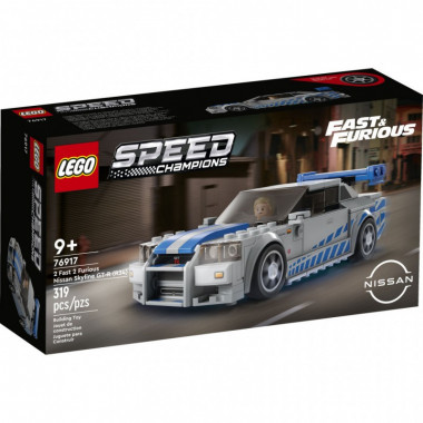 Конструктор LEGO Speed Champions «Двойной форсаж» Nissan Skyline GT-R (R34) 319 деталей (76917) (15653)