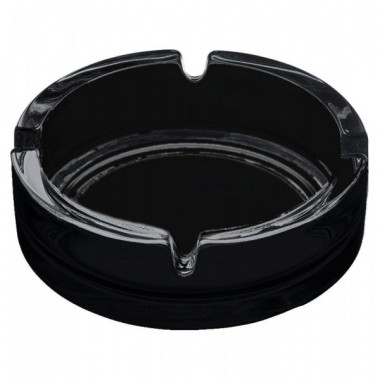 Набір попільничок круглих Ashtray Black 107мм 2шт (6753)