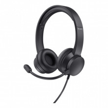 Наушники Trust Ayda PC USB-A Black (25088) (16853)