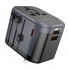 Мережевий зарядний пристрій BOROFONE BAC13 Leader 3-port PD20W(1C2A) universal conversion charger Black (6941991117169) (18953)