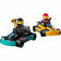 Конструктор LEGO City Картинг и гонщики 99 деталей (60400) (21953)