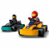Конструктор LEGO City Картинг и гонщики 99 деталей (60400) (21953)