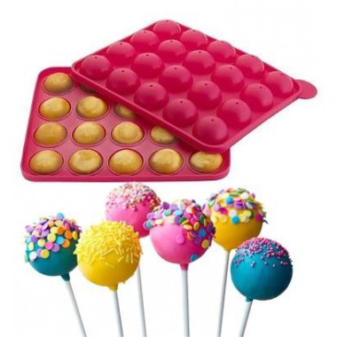 Силіконова форма для Кейк попс (CAKE POPS) 23х19см 20 осередків (2063)
