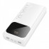 Зовнішній акумулятор HOCO J144A Hymn power bank(30000mAh) White (6942007642149) (21063)