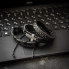 Браслет мужской кожаный с крестом BLACK TRUST черный широкий комплект (2225370606)