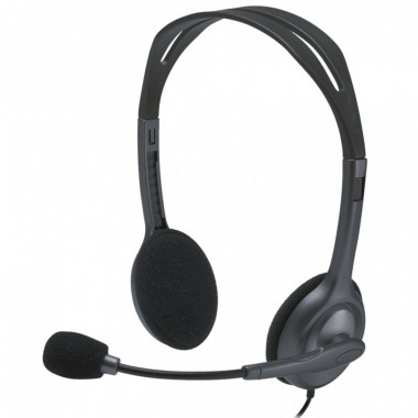 Наушники Logitech H111 Stereo Headset with 1*4pin jack (981-000593) (16263)