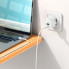 Мережевий зарядний пристрій HOCO C111A Lucky dual-port PD30W+QC3.0 charger White (6931474790866) (20263)