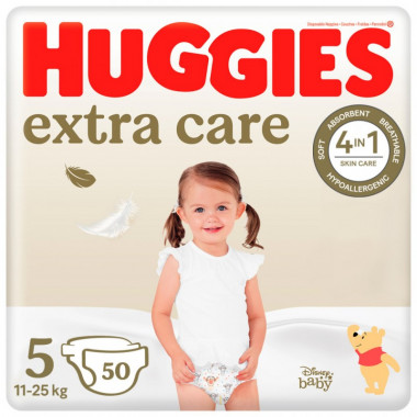 Подгузники Huggies Extra Care 5 (11-25 кг) 50 шт (5029053578132) (7263)