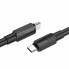 Кабель HOCO X84 Solid Type-C to Type-C 1м charging, ток до 3A для смартфонов 60W Чёрный (9263)