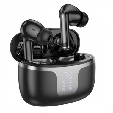 Бездротові навушники HOCO EQ10 Plus Harmony true wireless ANC+ENC Noise Reduction BT headset Black (6942007629423) (8563)