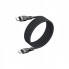 Кабель ACEFAST C11-03 Type-C to Type-C 3A, 60W, 1.2m, nylon + PVC, zinc connectors, Black (6974316280217) (14763)