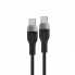 Кабель ACEFAST C11-03 Type-C to Type-C 3A, 60W, 1.2m, nylon + PVC, zinc connectors, Black (6974316280217) (14763)