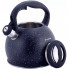 Чайник Kamille Whistling Kettle 3л з нержавіючої сталі зі свистком (чорний граніт) (1763)