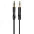 Аудіокабель BOROFONE BL16 3.5mm male to 3.5mm male, PVC, 1m, Black (6974443389166) (18863)