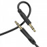 Аудіокабель BOROFONE BL16 3.5mm male to 3.5mm male, PVC, 1m, Black (6974443389166) (18863)