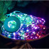 Гирлянда Конский хвост от USB, 2м, 10 нитей, 200LED + пульт / Смарт гирлянда / Умная гирлянда на елку (9863)