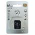 Карта памяти MicroSDHC 64GB UHS-1 Class 10 T&G С адаптером (17963)