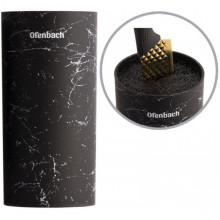 Підставка-колода Ofenbach Black Marble для кухонних ножів і ножиць 11х11х22см, кругла (2963) Підставка-колода Ofenbach Black Marble для кухонних ножів і ножиць 11х11х22см, кругла (2963)