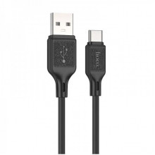Кабель HOCO X90 Cool silicone charging data cable for Type-C Black (6931474788443) (20173)