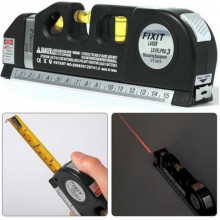Лазерный уровень с рулеткой FIXIT LASER PRO 3 нивелир 3 в 1 (9173)