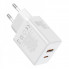 Мережевий зарядний пристрій Baseus Cube Fast Charger C+U 30W EU Moon White (P10111404213-00) (373)