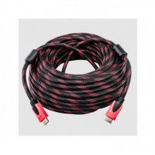 Кабель HDMI - HDMI 25 метров нейлоновая обмотка (9373)