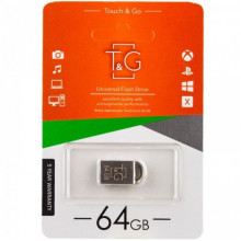 Флеш-накопитель USB 64GB TG 106 Флешка Серая (17573)