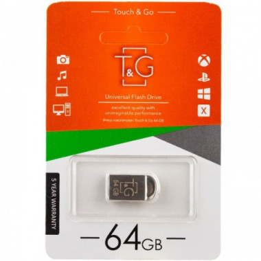 Флеш-накопитель USB 64GB TG 106 Флешка Серая (17573)