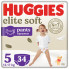 Подгузники Huggies Elite Soft 5 (12-17кг) Mega 34 шт (5029053549354) (7573)