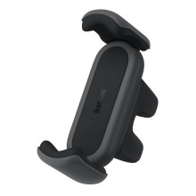 Автотримач для телефона Baseus Steel Cannon 2 Air Outlet Car Mount Black (SUGP000001) (14673)