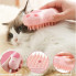 Электрическая щетка 3в1 для вычесывания шерсти у животных Pet Spa Розовая (17873)