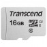 Карта памяти Transcend 16GB microSDHC class 10 UHS-I U1 (TS16GUSD300S-A) (16973)